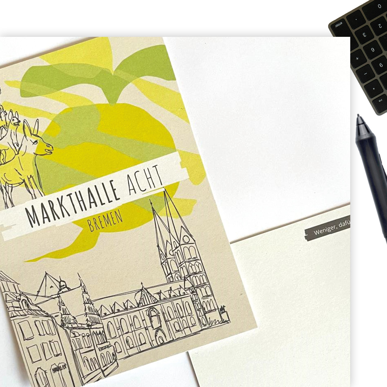 thewedesign Portfolio Bild Print Design und Illustration MarkthalleAcht Bremen